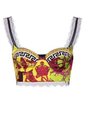 Padded top with baroque motif, zdjęcie 1 Padded top with baroque motif od Versace